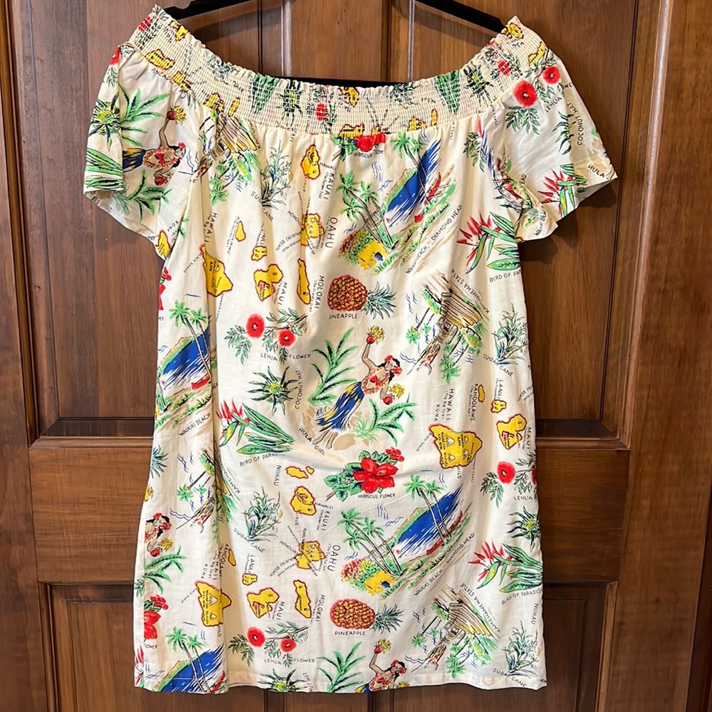 EUC off the shoulder JCrew dress medium